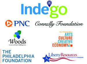 Sponsorship logo block: 2018 Cultural Access Awards is sponsored by: Indego BikeShare  PNC Bank Connelly Foundation  City of Philadelphia Office of Arts, Culture, & the Creative Economy The Philadelphia Foundation  Liberty Resources 