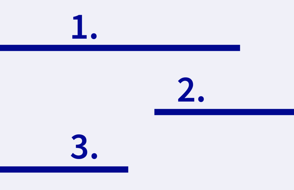 abstracted numbered list